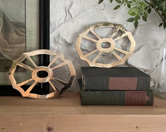 Set of Vintage Brass Trivets