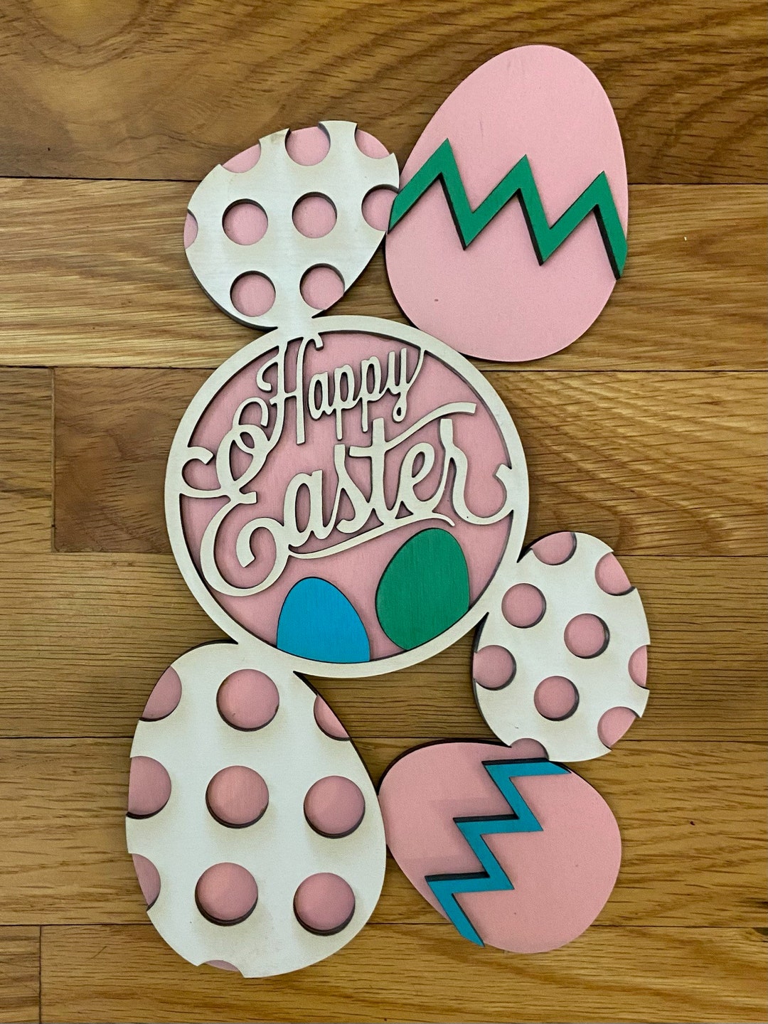 Happy Easter Attachment Piece for Interchangeable Address Plaque ...