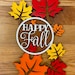 Happy Fall Attachment Piece for Interchangeable Address Plaque, Fall ...