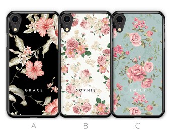 iphone xr case flowers name iphone xr case flowers name