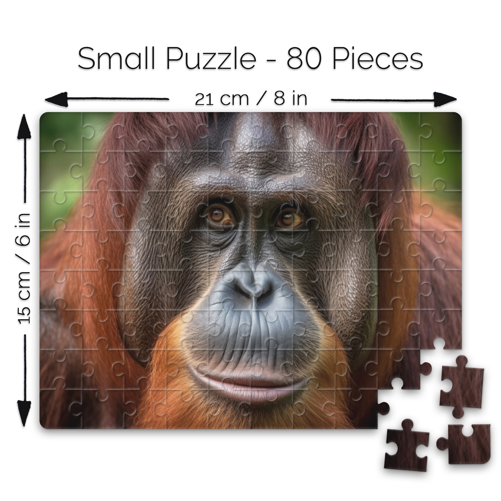 Orangutan 300 Piece Jigsaw Puzzle – Wild Animal Forest