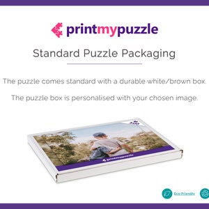 Personalised Jigsaw Puzzle 300 Piece A3 Adult Jigsaw 40x30cm Custom Puzzle Photo Puzzle Easter Gift Present Idea For Him Her Standard White Box