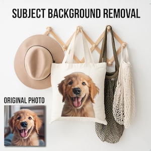 Personalisierte Einkaufstasche für das Leben Personalisierte Logo Text Bild Foto Marke Gedruckt Canvas Schulter Shopping Carryall Shopper Großkauf Bild 4