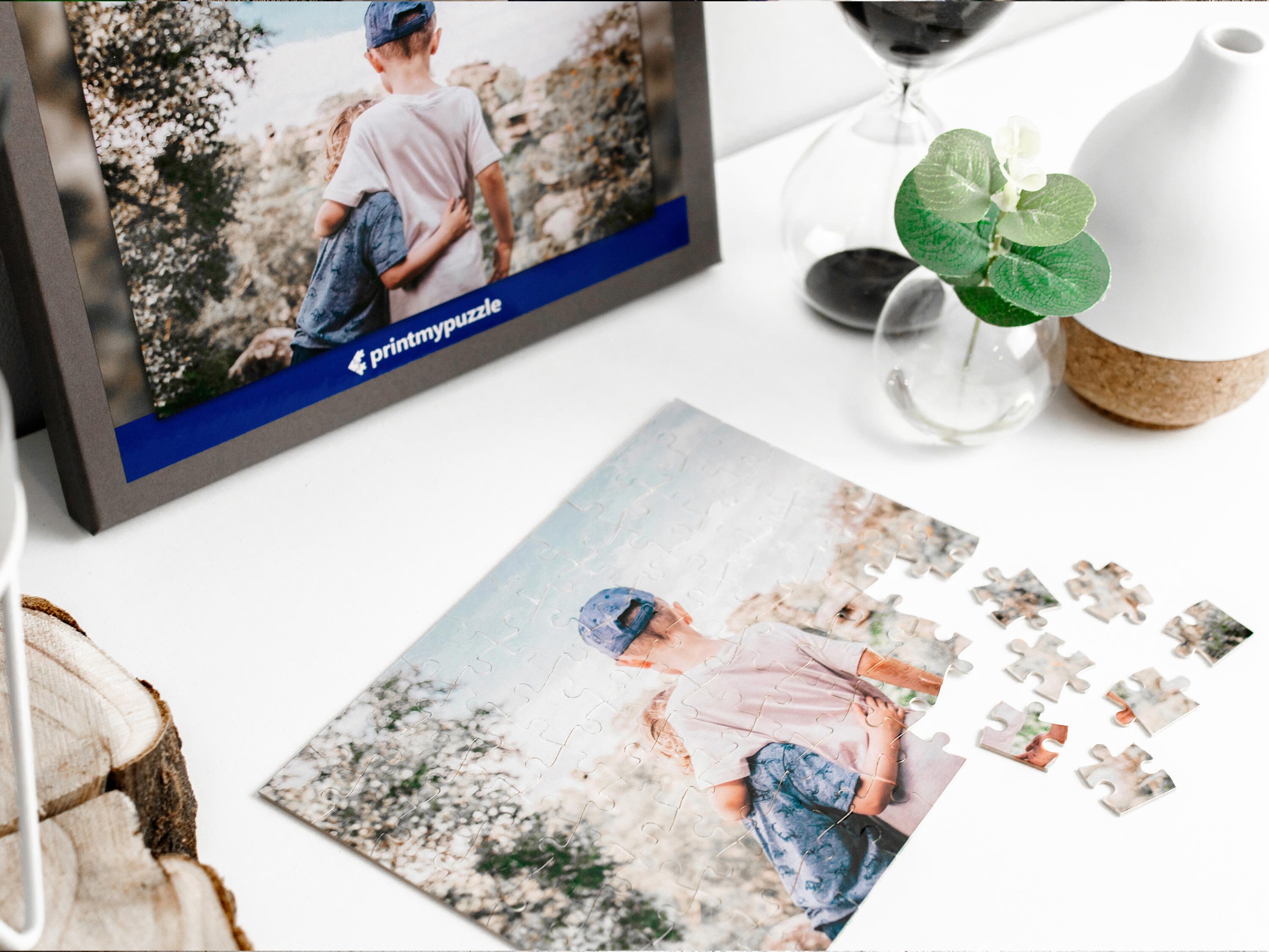thumbnail image 2 of Custom Photo Jigsaw Puzzle - 300/500/1000 Pieces Personalized Puzzle Gift 2 of 10