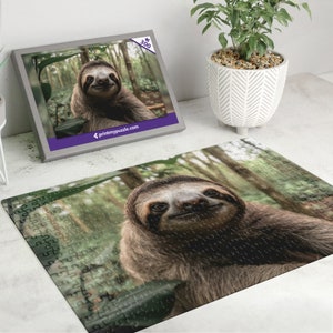 Faultier 300 Teile Puzzle – Wildtier Wald Natur Liebhaber Geschenk Tropischer Regenwald