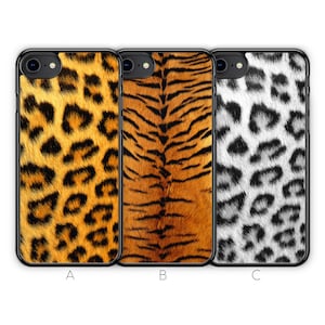 iPhone SE 2020 Dierenprint iPhone SE Hoesje Sneeuwluipaardprint Tijgerprint Bontluipaard Huidpatroon Rubber Zacht TPU Siliconen