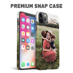 For Samsung & iPhone 15 Pro 14 Max 13 Mini 12 11 XR X XS 8 Galaxy S24 Plus Ultra S23 S22 S21 FE Custom Photo Phone Case Personalise Picture Premium Snap Case