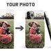 For Samsung & iPhone 14 Pro Max 13 Mini 12 11 XR X XS 8 7 Galaxy S22 Plus Ultra S21 FE S20 Custom Photo Phone Case Personalise Picture Gift 