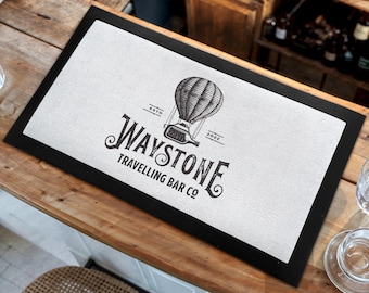 Custom Logo Rubber Bar Mat | Premium Personalised Perfect