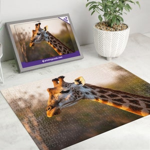 Giraffe 300 Teile Puzzle – Wildtier Wald Natur Liebhaber Geschenk Afrikanische Savanne Tolles Geschenk