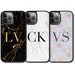 For Samsung & iPhone 14 Pro Max 13 12 11 XS XR 8 Plus 7 Se S22 Ultra S21 FE S20 Personalised Marble Phone Case Initial Monogram Name Custom 