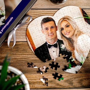 Personalised Jigsaw Puzzle 300 Piece A3 Adult Jigsaw 40x30cm Custom Puzzle Photo Puzzle Easter Gift Present Idea For Him Her Heart - 74 Pieces