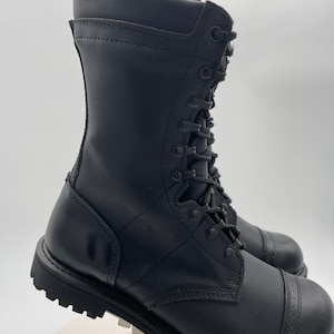 Tactical Men's Genuine Leather Upper Cap toe New Boots image 5