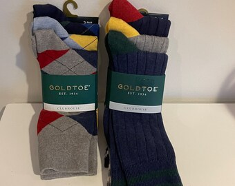 Goldtoe Club House Men's Dress Socks 2 Packs 6 Socks - Etsy