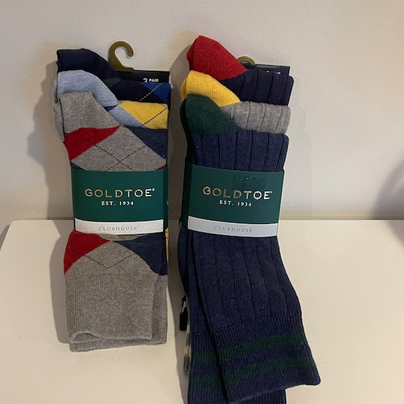 Goldtoe Club House Men's Dress Socks 2 Packs 6 Socks - Etsy
