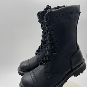 Tactical Men's Genuine Leather Upper Cap toe New Boots image 2