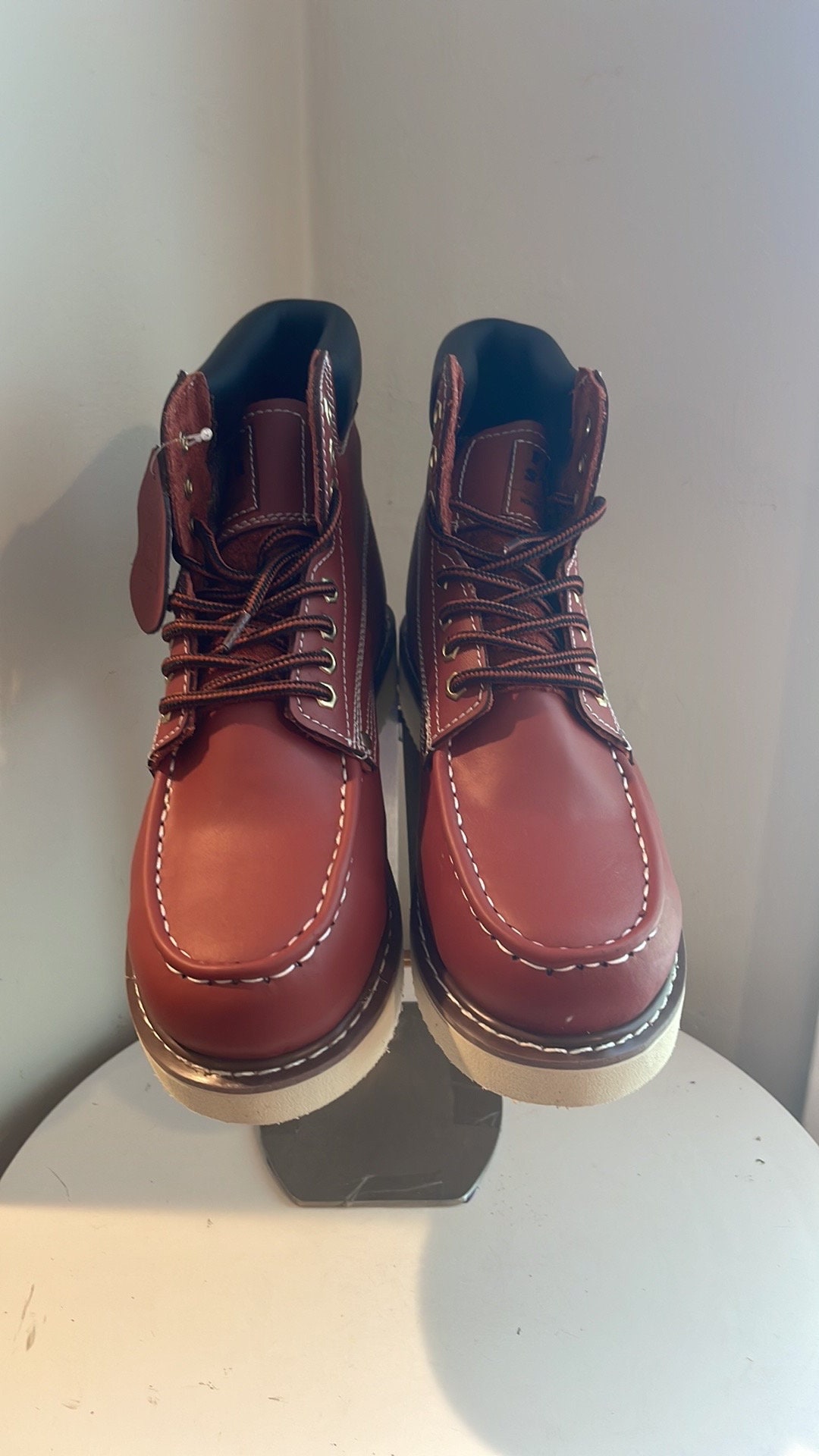 Roofing Nubuck Leather Men’s Work Boots wide width Men main image 4