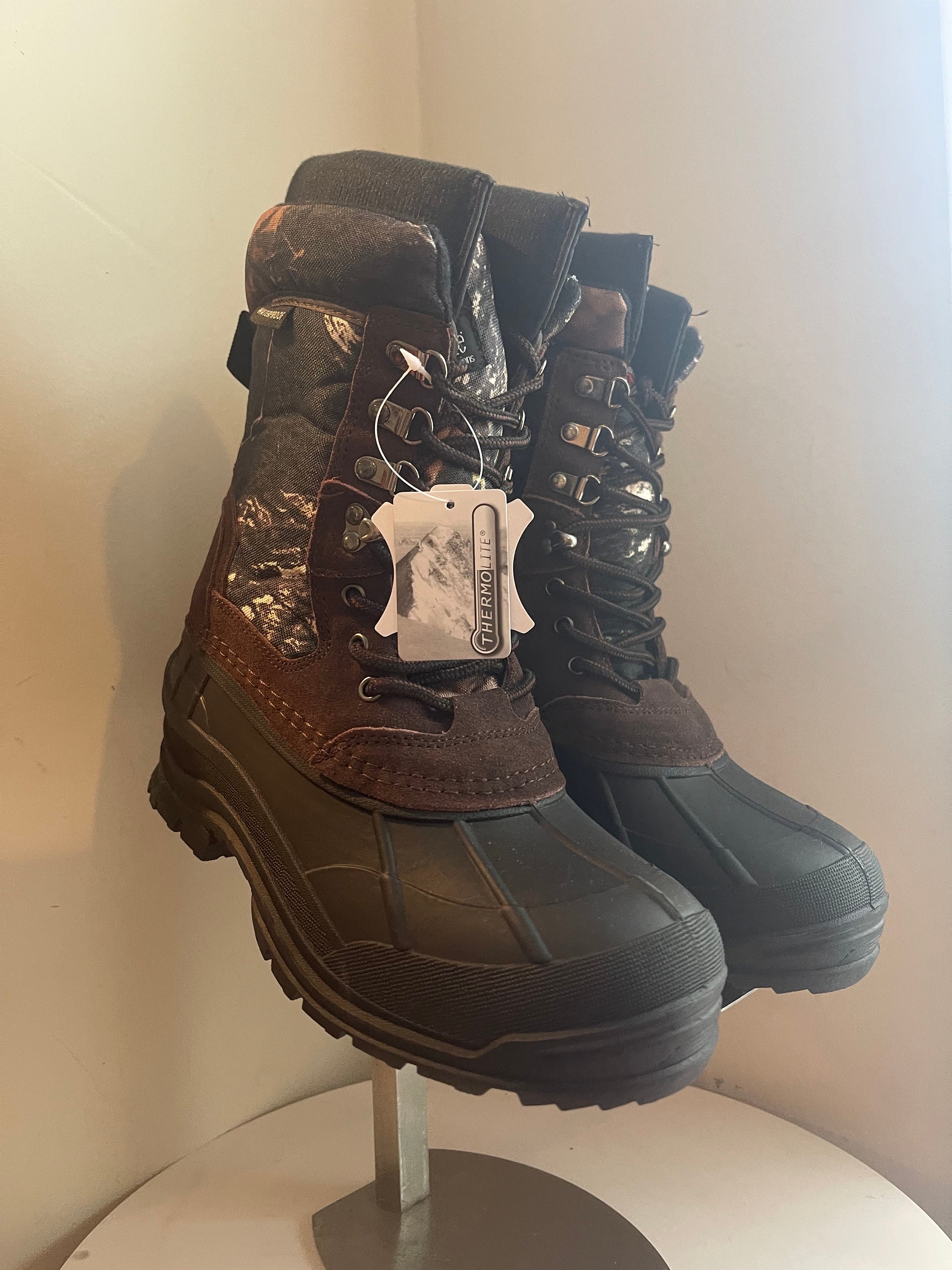 Camo Brown Men\'s Waterproof Cold-Weather Boots Ad Tec Men main image 3