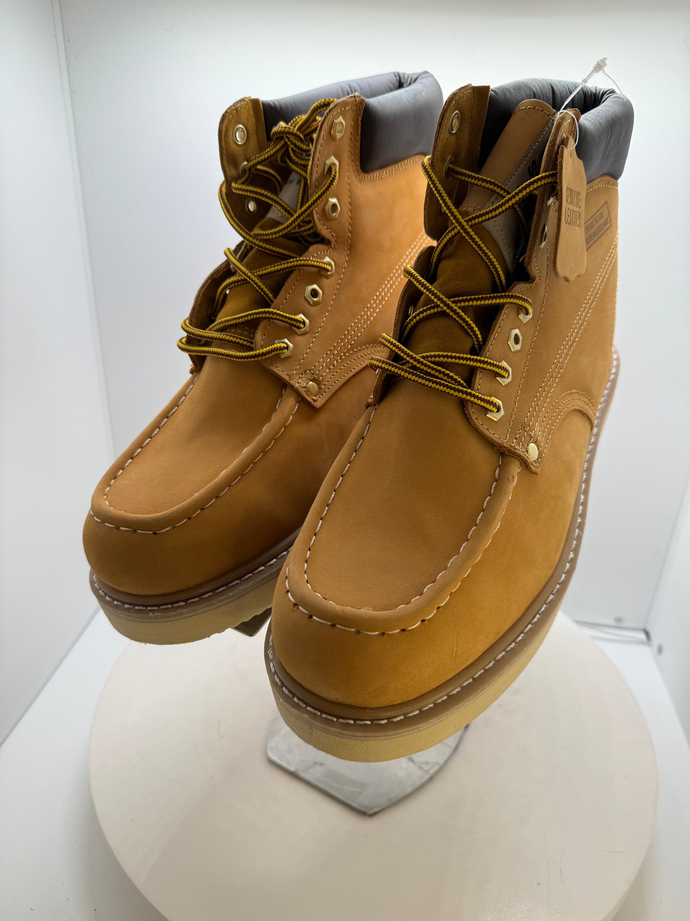 Roofing Nubuck Leather Men’s Work Boots wide width Men main image 2