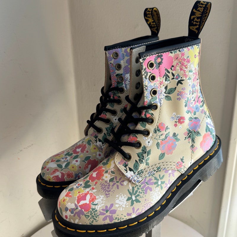 Floral Dr Martens Etsy