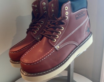 Men's Genuine Nubuck Roofing boots wide width