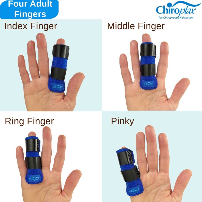 Chiroplax Trigger Finger Splints Wraps Support Brace Broken Etsy