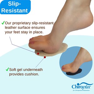 Chiroplax Reusable High Heel Cushion Inserts Pads Forefoot Ball of Foot Back of Heel Cup Grips Protector Liner Metatarsal Shoe Insoles