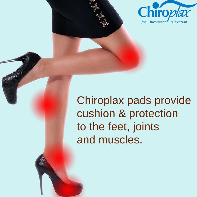 Chiroplax High Heel Cushion Inserts Pads Suede Metatarsal Heel Liner Protector Grips Anti Slip Shoe Insoles