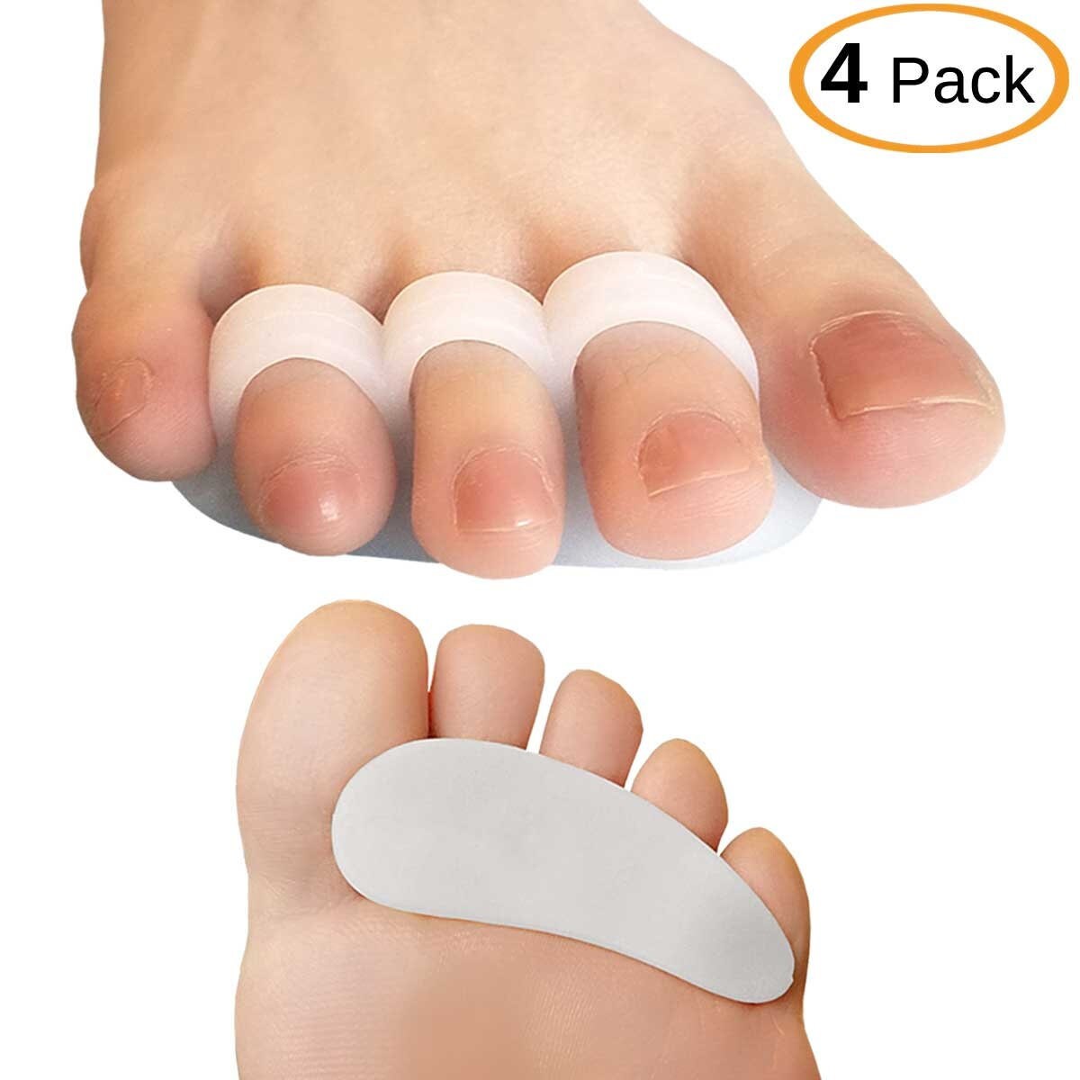 Chiroplax Hammer Toe Cushions Pads Temporary Straightener Corrector
