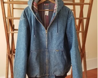 jean jacket with hood
