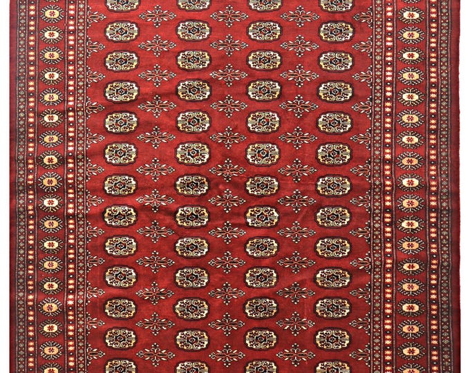 6x9 rug 272x185cm bokhara rug hand knotted rug area rug traditional rug handmade oriental rug super soft rug pakistani wool rug bukhara rug