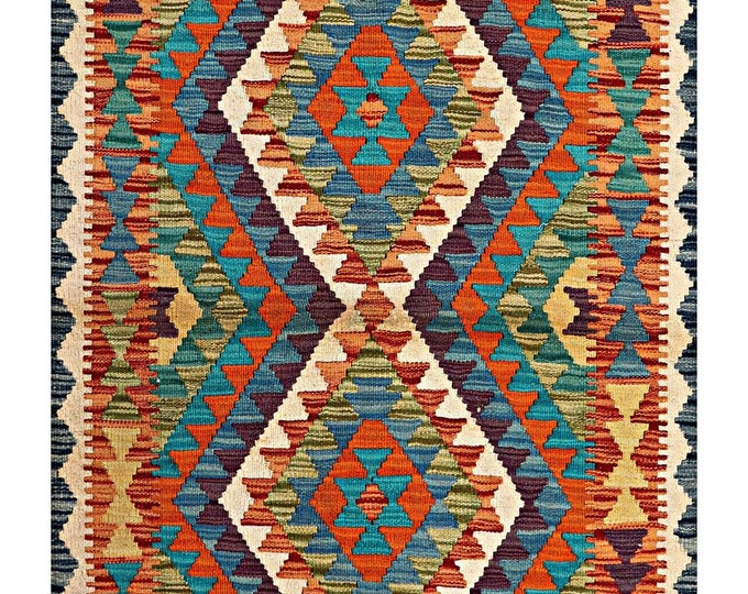 3x5 rug 145x101cm handmade Afghan kilim rug traditional rug flatwoven rug contemporary rug kilim rug area rug natural wool rug maimana kilim