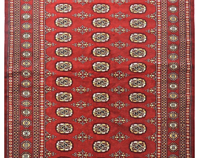 5.6x8 rug 250x170cm bokhara rug hand knotted wool area rug traditional oriental handmade Pakistani bukhara rug super soft, shiny luxury rug