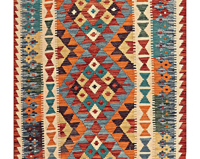 3x5 rug 157x109cm handmade Afghan kilim rug traditional rug flatwoven rug contemporary rug kilim rug area rug natural wool rug maimana kilim