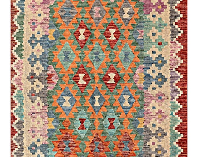 4x6 rug 173x122cm Brand new handmade traditional rug contemporary rug flatwoven rug afghan kilim rug area rug natural wool rug maimana rug