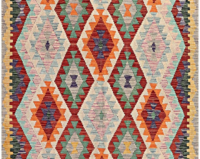 4x6 rug Brand new 183x133cm traditional rug flatwoven rug contemporary rug Afghan kilim rug natural wool Area rug oriental maimana kilim rug
