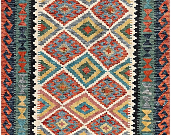 4x6 rug Brand new 189x130cm traditional rug flatwoven rug contemporary rug Afghan kilim rug natural wool Area rug oriental maimana kilim rug