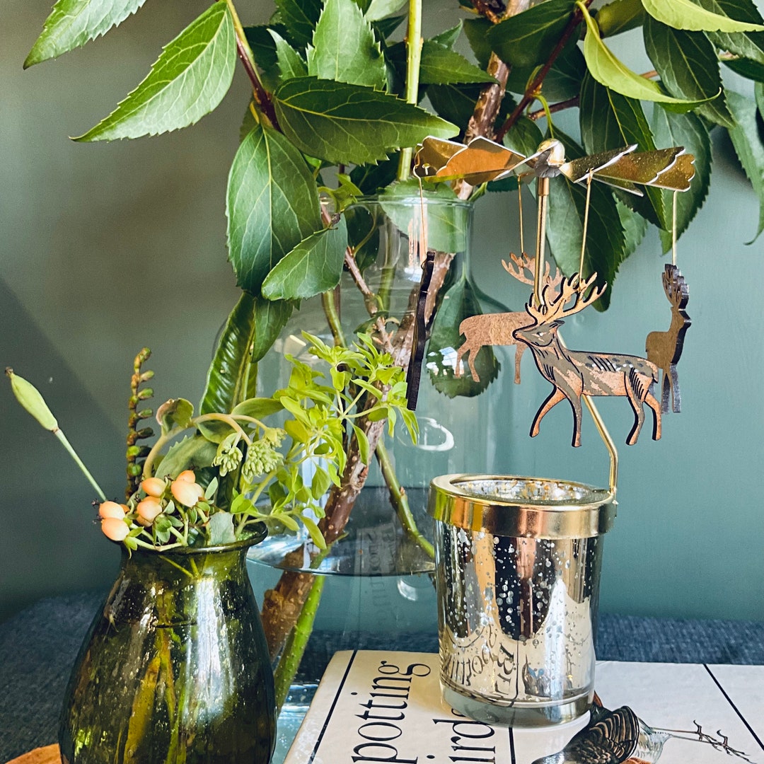 Stag Candle Carousel Etsy