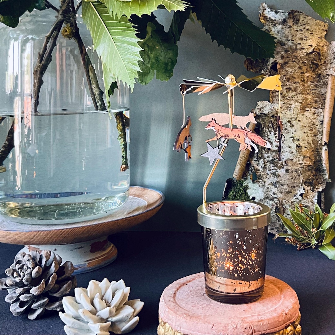 Fox Candle Carousel - Etsy