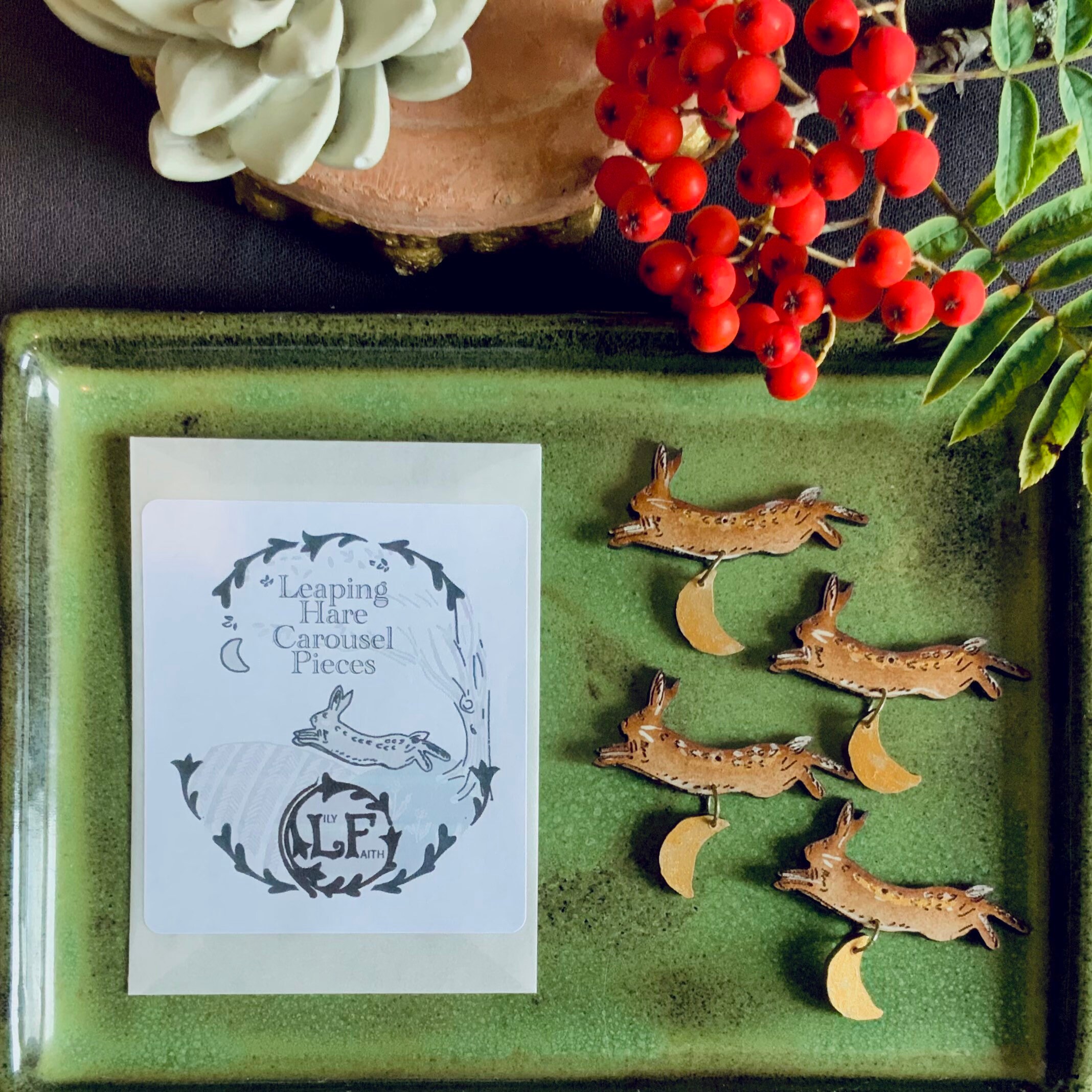 Hare Candle Carousel Etsy