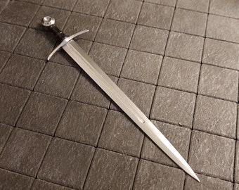 Tiny Hand Forged Bastard Sword For Miniature Collectors Or Dnd Etsy