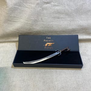 1/6 Scale Miniature North African Nimcha Sword (Hand Forged Steel Tiny Sword) Historical Collectors Item, DND/Fantasy Gift,