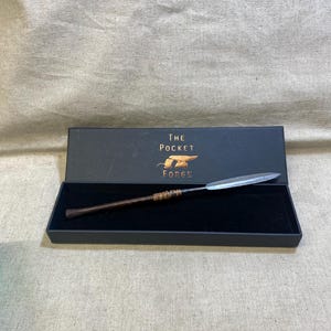 1/6 Scale Tiny Iklwa Zulu Short Spear (Hand Forged Steel Miniature) Collectors Item, DND/Fantasy Gift, Dollmakers Accessory