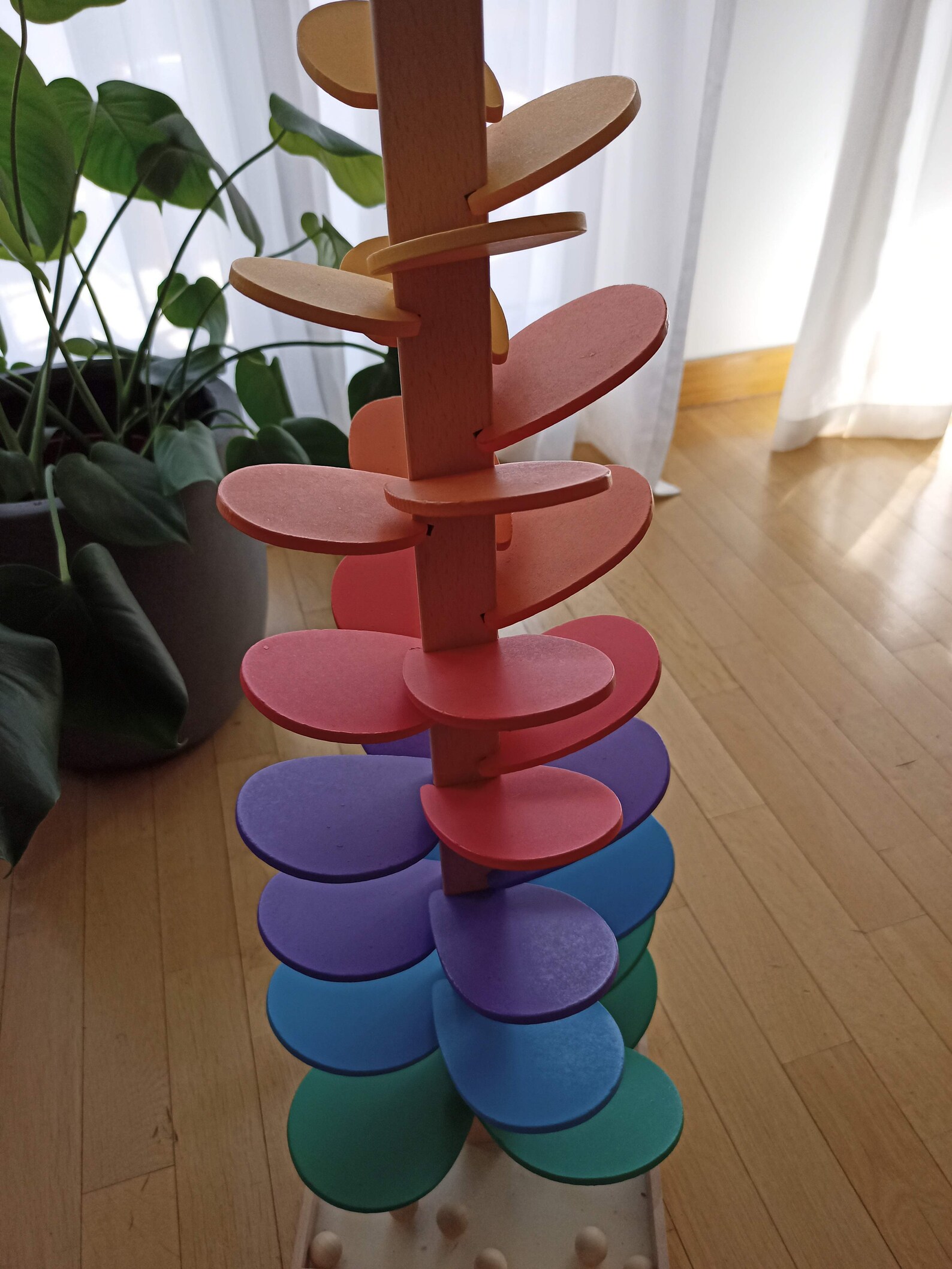 Marble tree marble run 72 cm in wood Marble run Marble tree Etsy
