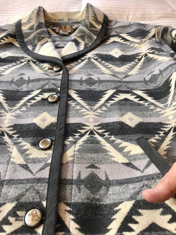 Pendleton Wool Jacket>Medium, Native Style Jacket… - image 3