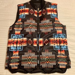 Veste Pendleton Down pour femme, petite veste sud-ouest, veste style autochtone, vestes Pendleton