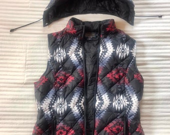 Pendleton Donsvest> Dames Klein, Zuidwestelijk Vest, Native Style Vest, Pendleton Jassen