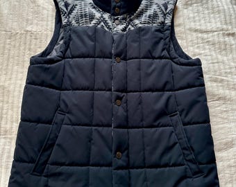 Pendleton-vest, heren groot, zuidwestelijk vest, vest in inheemse stijl, Pendleton-jassen, gezwollen vest