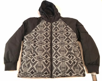 Chaqueta de plumas Pendleton > Talla S para hombre, Chaqueta de plumas, Diseños de estilo nativo, Abrigo acolchado, Chaqueta del suroeste, Chaqueta Pendleton, Chaqueta abrigada