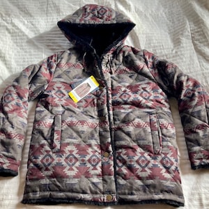 Pendleton Women&#39;s  Jacket&gt;Women&#39;s Small, Native Style Jacket, Southwest Jacket, Pendleton Jacket, Stylish Jacket
